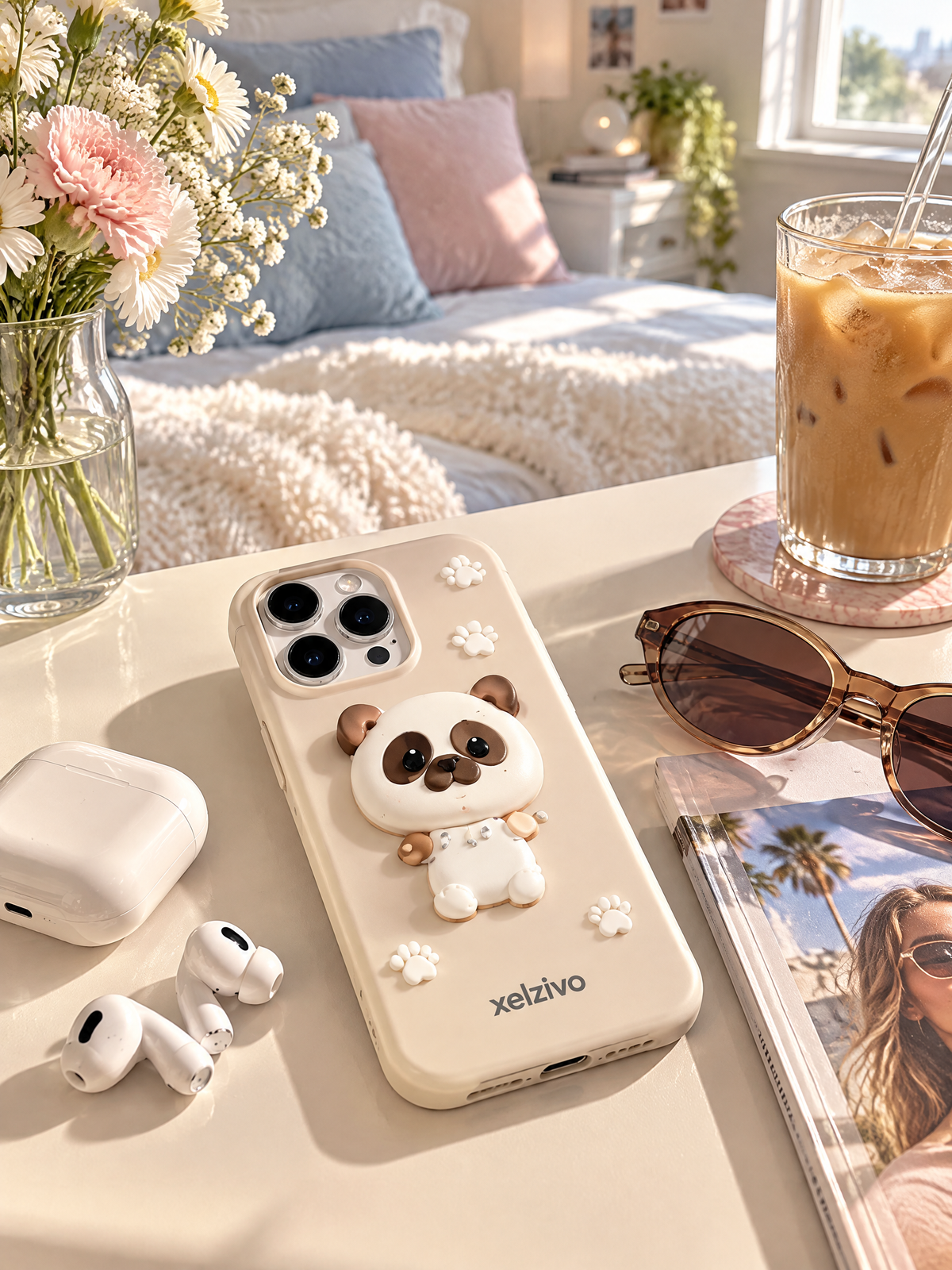 xelzivo™ PawMuse 3D Cute Pet Art Case for iPhone 17 Series