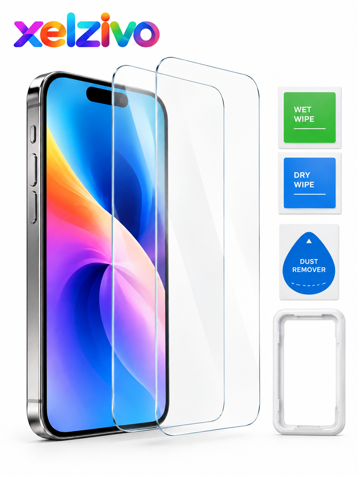 xelzivo™ PrivacyShield Privacy Screen Protector for iPhone 17 Series