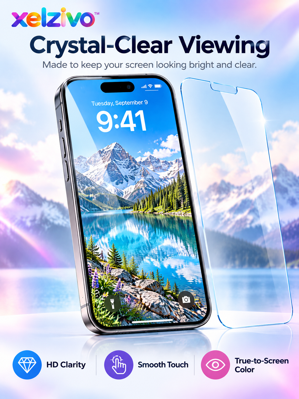 xelzivo™ PrivacyShield Privacy Screen Protector for iPhone 17 Series
